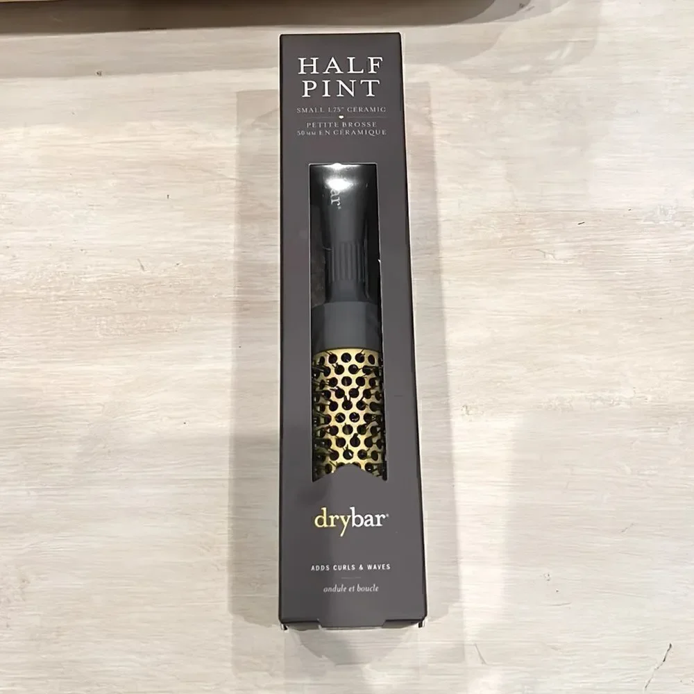 DRY BAR Half Pint Small Round Ceramic Brush 1.75'' vented ceramic barrel…